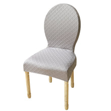 Load image into Gallery viewer, Round Back Chair Cover Elastic Seat Cover Dining Chair Protective Cover
