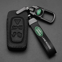Load image into Gallery viewer, Leather Car Key Sleeve For Land Rover Evoque Discovery Velar Guard Car
