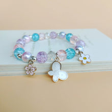 Load image into Gallery viewer, Cute Cartoon My Melody Children's Beaded Crystal Female Couple Student Girlfriends Gift Color Bracelet Accessories
