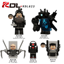 Load image into Gallery viewer, Kdl823 TV Man Titan Toilet Man Doctor Stereo Special Worker Assembling Minifigures Building Blocks Ornaments
