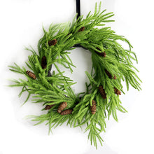 Load image into Gallery viewer, Christmas wreath holiday decorations wreath window pendant arrangement
