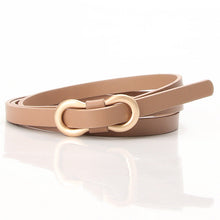 Load image into Gallery viewer, New Women's Word Buckle All-Matching Shirt Dress Narrow Belt Decorative Thin Belt
