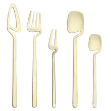 Load image into Gallery viewer, Creative Stainless Steel Hanging Cup Tableware Wall Hanging Knife, Fork and Spoon Coffee Spoon Cake Fork Fruit Fork Ice Spoon Can Be Hanging Cup Wall
