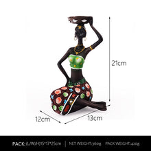 Load image into Gallery viewer, Candlestick Retro Figure Resin Crafts Home Bedroom Desktop Decoration European Simple Decoration

