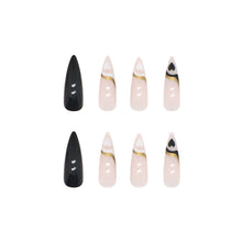 Load image into Gallery viewer, Ice Transparent Pink Wear a Foreign Trade European and American Ins Style Nail Sticker Finished Product 24 Pieces Nails
