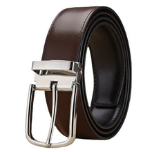 Load image into Gallery viewer, Men's Leather Belt Men's Pin Buckle Belt Double-Sided Preferred Pant Belt

