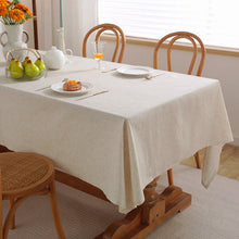 Load image into Gallery viewer, Cotton Linen Tablecloth Solid Color Fabric Craft Rectangular Restaurant Home Coffee Table Cloth Cover Cloth
