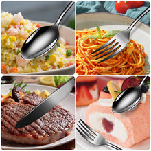 Load image into Gallery viewer, Stainless Steel Tableware Set 5-Piece Western Food Knife, Fork and Spoon 20-Piece Set Gift Set
