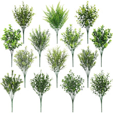 Load image into Gallery viewer, 10PCs Simulation Green Plant Handlebar Bundle Plastic Artificial Plant Wedding Outdoor Home Crafts
