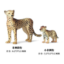 Load image into Gallery viewer, Wild Animal Model Toys Decoration Solid Tiger Lion Hippo Rhinoceros Elephant Panda Cow Set Children's Toy
