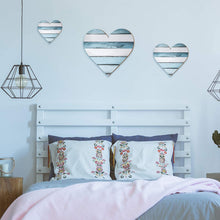 Load image into Gallery viewer, 3pcs/Set Heart-Shaped Bedroom Decoration Wall Crafts Wooden Board Creative Home Decorations Wooden Country Heart-Shaped   Pendant

