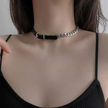 Load image into Gallery viewer, Black String Choker Clavicle Chain Female Neck Band Hot Style Neck Accessories Necklace
