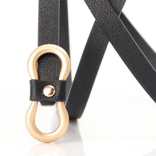 Load image into Gallery viewer, New Women's Word Buckle All-Matching Shirt Dress Narrow Belt Decorative Thin Belt
