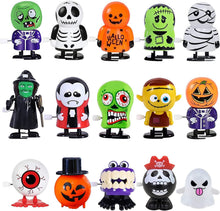 Load image into Gallery viewer, Halloween Wind-up Toy Suit Movable Winding with Eyes Jumping Ghost Tooth Witch Witch Gift
