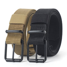 Load image into Gallery viewer, Canvas Belt Unisex Belt Student Youth Military Training 18-Hole Outdoor Jeans Strap
