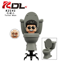 Load image into Gallery viewer, Kdl818 Toilet Person Series Audio Person TV Person Monitor Person Educational Assembled Building Blocks Toys

