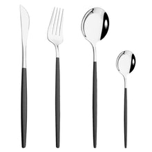 Load image into Gallery viewer, Stainless Steel Tableware Portugal Steak Knife and Fork Portable Ins Hotel Western Style Golden Western Food Knife and Fork
