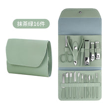 Load image into Gallery viewer, Color Stainless Steel Nail Clippers Set Nail Scissors Nail Beauty Tool Set Full Set Exfoliating Scrub Scissors Nail Clippers
