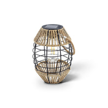 Load image into Gallery viewer, Solar Outdoor Light Tungsten Wire Warm Light Projection Lamp Woven Hanging Iron Solar Energy Garden Lamp

