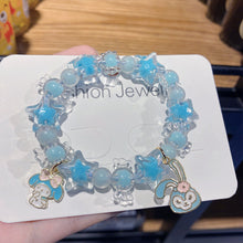 Load image into Gallery viewer, Korean Style New Girls' Niche Cartoon Bracelet Fresh Children Crystal Beaded Cinnamoroll Babycinnamoroll Student Jewelry
