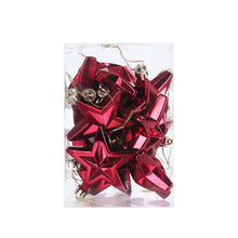 Load image into Gallery viewer, 12pcs/set Electroplating Five-Pointed Star Bright Christmas Tree Decorations Holiday Decorations
