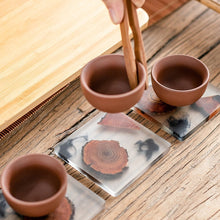 Load image into Gallery viewer, Teacup Mat Resin Heat Proof Mat Simple Cup Saucer Creative Gasket Tableware Heat Proof Mat
