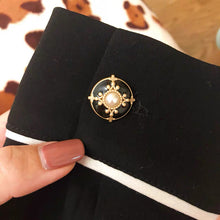 Load image into Gallery viewer, 5pcs/Set Esstudio Retro Style Metal Button Suit Coat Overcoat Pearl Buttons Clothing Decorative Buttons
