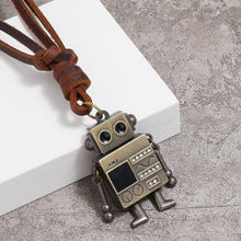 Load image into Gallery viewer, European and American Fashion Jewelry Simple Hands and Feet Movable Robot Pendant Necklace Cross-Border E-Commerce Supply Accessories
