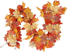 Load image into Gallery viewer, Thanksgiving Vine Maple Leaf Vine 170cm Decoration Hanging Vine Simulation Maple Leaf Vine
