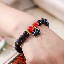 Load image into Gallery viewer, Ceramic Bracelet Cute Foot Bracelet Small Fresh Schoolgirl Gift Black Bracelet Couple
