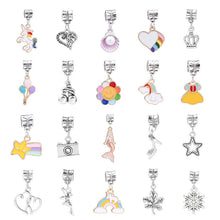 Load image into Gallery viewer, Cartoon Unicorn Children Crystal Creative DIY Handmade Bracelet Wax Rope Necklace
