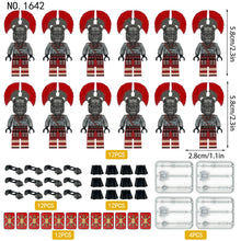 Load image into Gallery viewer, 1642 Roman Soldier Small Particle Corps Doll Toy Model Children Assembling Building Blocks Toy Weapon Axe
