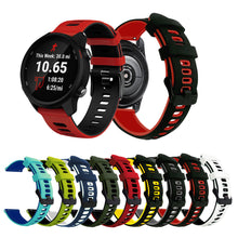 Load image into Gallery viewer, 20/22mm Silicone Watchband with two colors for Huawei GT2 Gaming 245
