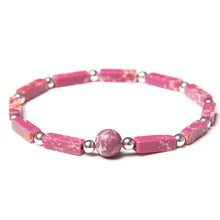 Load image into Gallery viewer, Natural Amethyst Rectangular Bracelet Women's Simple Fashion Charm Bracelet
