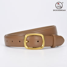 Load image into Gallery viewer, Belt Loop Casual All-Match Retro Leather Belt Women's Japanese Buckle Jeans Strap
