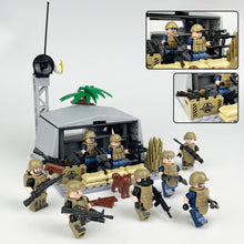 Load image into Gallery viewer, 1605a Field Command Post Post Stalking Station Small Particle Military Model Children Assembling Building Blocks Toy Weapon
