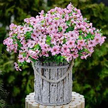 Load image into Gallery viewer, Artificial Flowers Violet Seven-Fork Spring Grass Flower Suitable for Indoor and Outdoor Simulation Green Plant Bouquet
