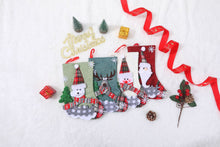 Load image into Gallery viewer, Christmas Day decorative stockings linen gifts Christmas tree pendants
