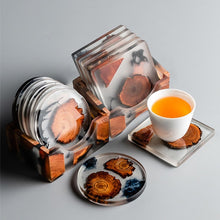 Load image into Gallery viewer, Teacup Mat Resin Heat Proof Mat Simple Cup Saucer Creative Gasket Tableware Heat Proof Mat
