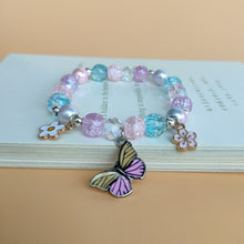 Load image into Gallery viewer, Cute Cartoon My Melody Children's Beaded Crystal Female Couple Student Girlfriends Gift Color Bracelet Accessories
