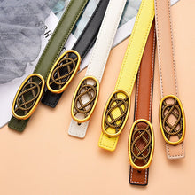 Load image into Gallery viewer, Women's Leather Belt Retro Fashion Trends Versatile Multi-Color Belt
