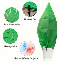 Load image into Gallery viewer, Thickened plant antifreeze cover, winter plant antifreeze protective cover, antifreeze and insect-proof pull rope frost cover
