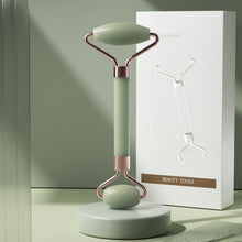 Load image into Gallery viewer, Crystal Roller Face Massage Stick Non-Jade Facial Beauty Flower Stem Double-Headed Ball Massage Board Device
