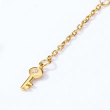 Load image into Gallery viewer, Women's Necklace S925 Silver Plated Geometric Heart Lock Choker  Gift for Girls
