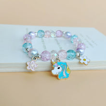 Load image into Gallery viewer, Cute Cartoon My Melody Children's Beaded Crystal Female Couple Student Girlfriends Gift Color Bracelet Accessories
