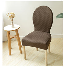 Load image into Gallery viewer, Round Back Chair Cover Elastic Seat Cover Dining Chair Protective Cover
