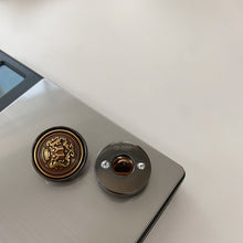 Load image into Gallery viewer, 5pcs/Set Vintage Casual Metal Button Ancient Gold Suit Coat Overcoat Decorative Buckle
