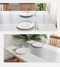 Load image into Gallery viewer, Disco Plaid Table Runner Wedding Table Runner Party Decoration Tablecloth
