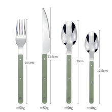Load image into Gallery viewer, French Tableware Steak Knife and Fork Spoon Tea Spoon 4-Piece Set Western Food Knife, Fork and Spoon Suit
