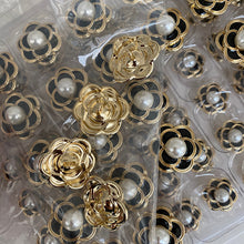 Load image into Gallery viewer, 5pcs/Set Clothing Decorative Buttons Pearl Metal Leather Fur Coat Buttons
